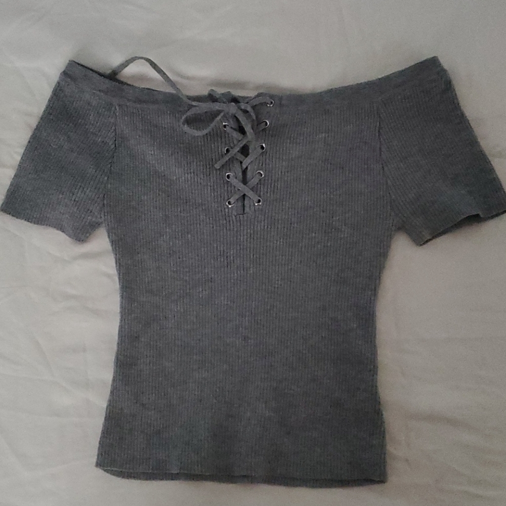 LA Hearts crop top
